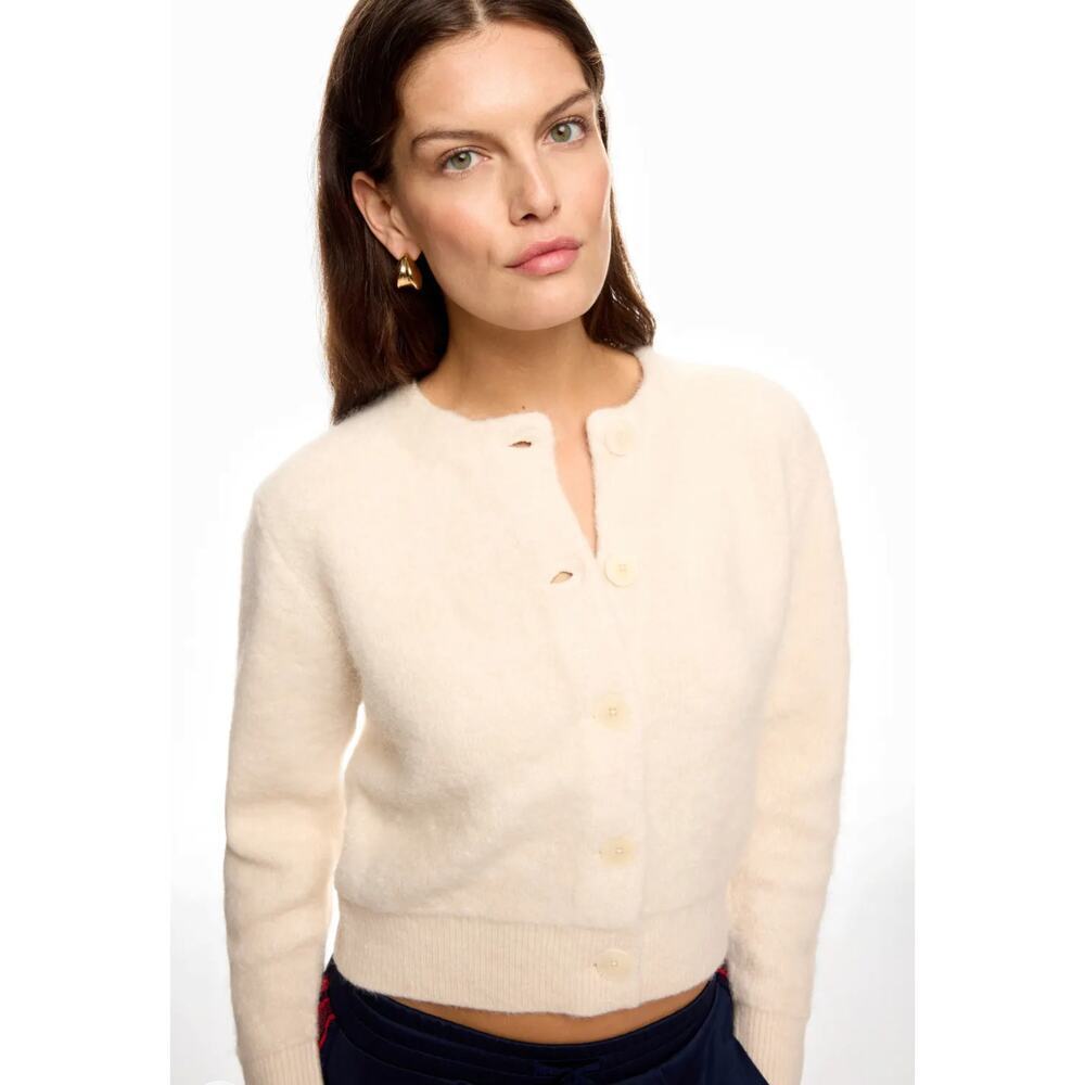 Sandro Creamy Knit Cardigan